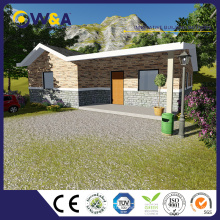 (WAS2505-95M-A) Casas residenciais pré-fabricadas / casas de aço leve com tamanho personalizado